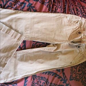 Rustic boot cut pants